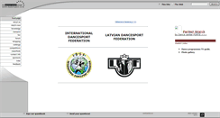 Desktop Screenshot of dancesport.lv