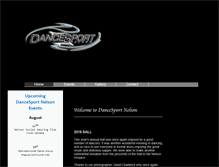 Tablet Screenshot of nelson.dancesport.org.nz