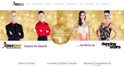 Desktop Screenshot of dancesport.ie