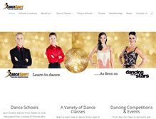 Tablet Screenshot of dancesport.ie